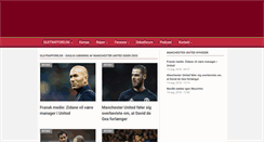 Desktop Screenshot of oldtrafford.dk